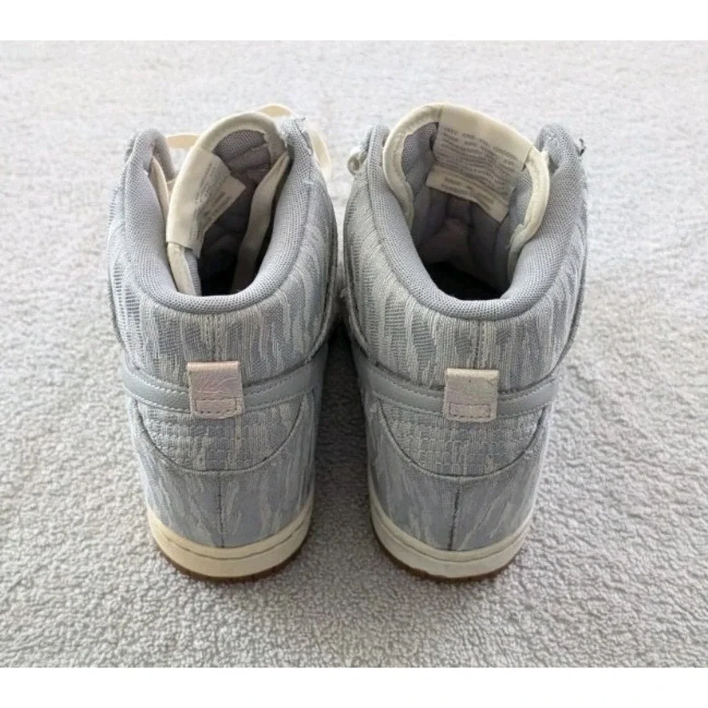 Nike Dunk Sky Hi Hidden Wedge Women's 7 Gray Sail Silver 585560-101